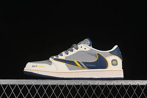 All categories Air Jordan Jordan series basketball shoes Air Jordan 1 Low High-end customized low-top sneakers Travis Scott x Fragment Design x Air Jordan 1 Low OG SP AJ1 Joe 1 Xiaomi joint name Meteor blue low-top cultural and casual sneakers XX3168-212